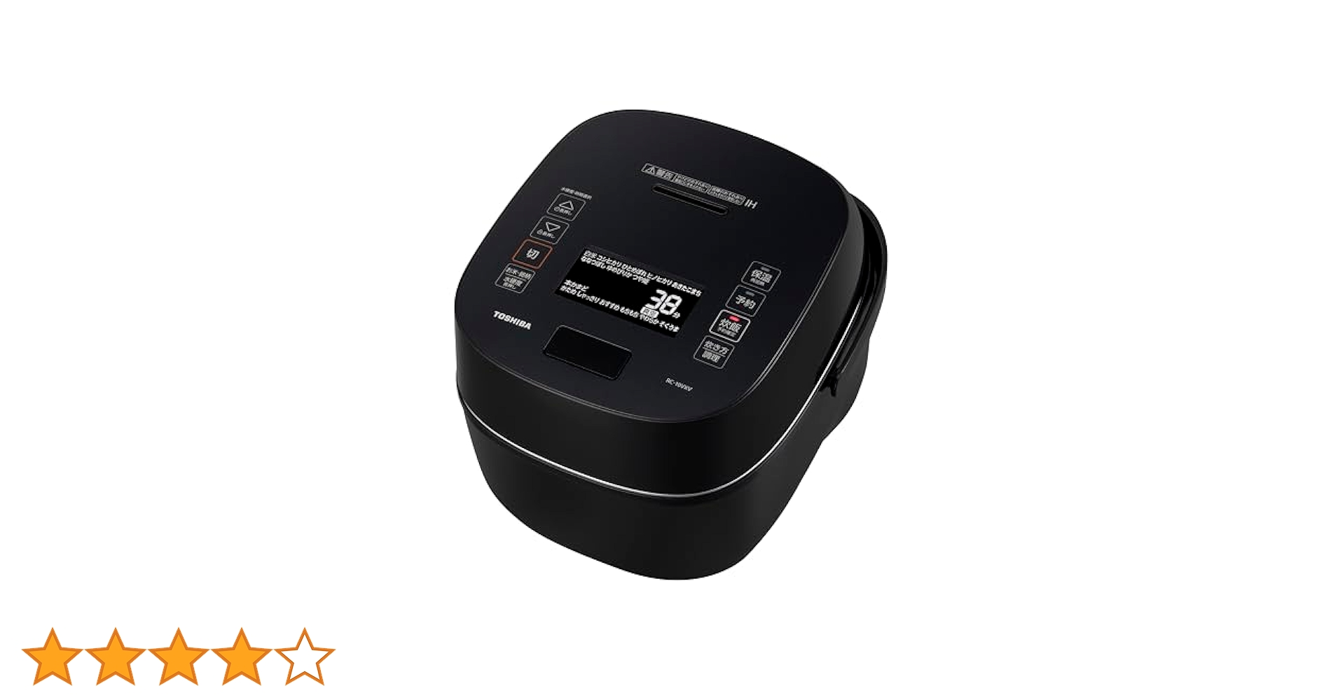 TOSHIBA 炊飯器 RC-10VSP(K) BLACK Amazon | TOSHIBA(東芝) 炊飯器 炎匠炊き 5.5合 RC-10VSV(K